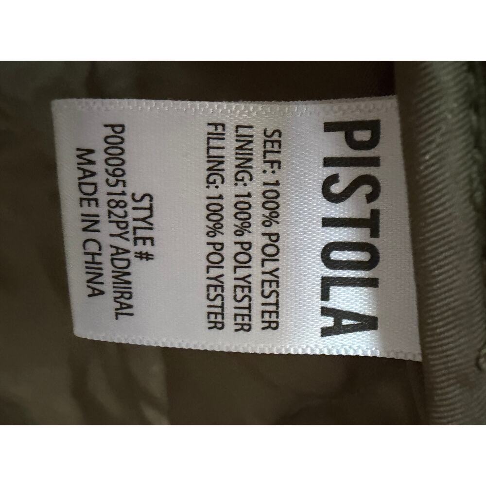 Pistola Elva Quilted Jacket Women’s XS Admiral Olive Green NWT - Picture 9 of 9